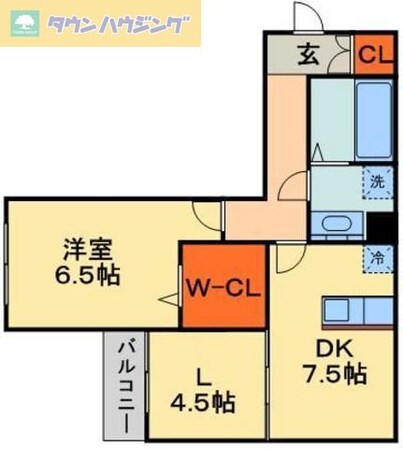 セジュールボウの物件間取画像